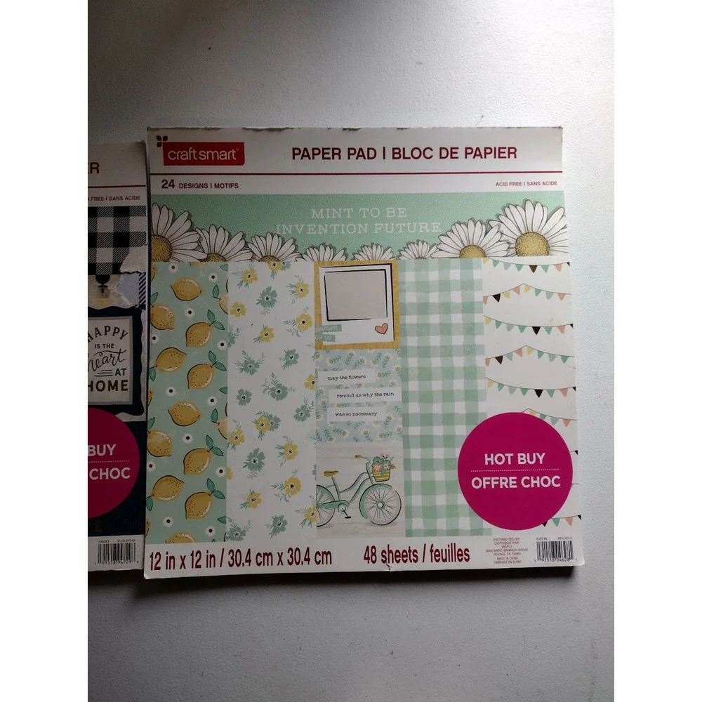 Craft‎ smart scrape book paper pads.